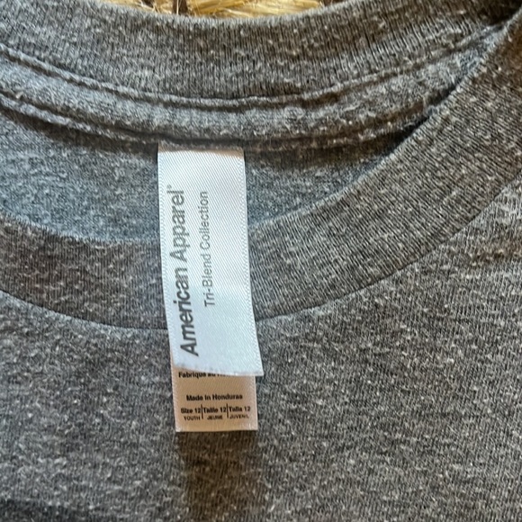 Best Day Ever Graphic Short Sleeve T Shirt YOUTH Grey Black Size 12 SOFT - Picture 3 of 7